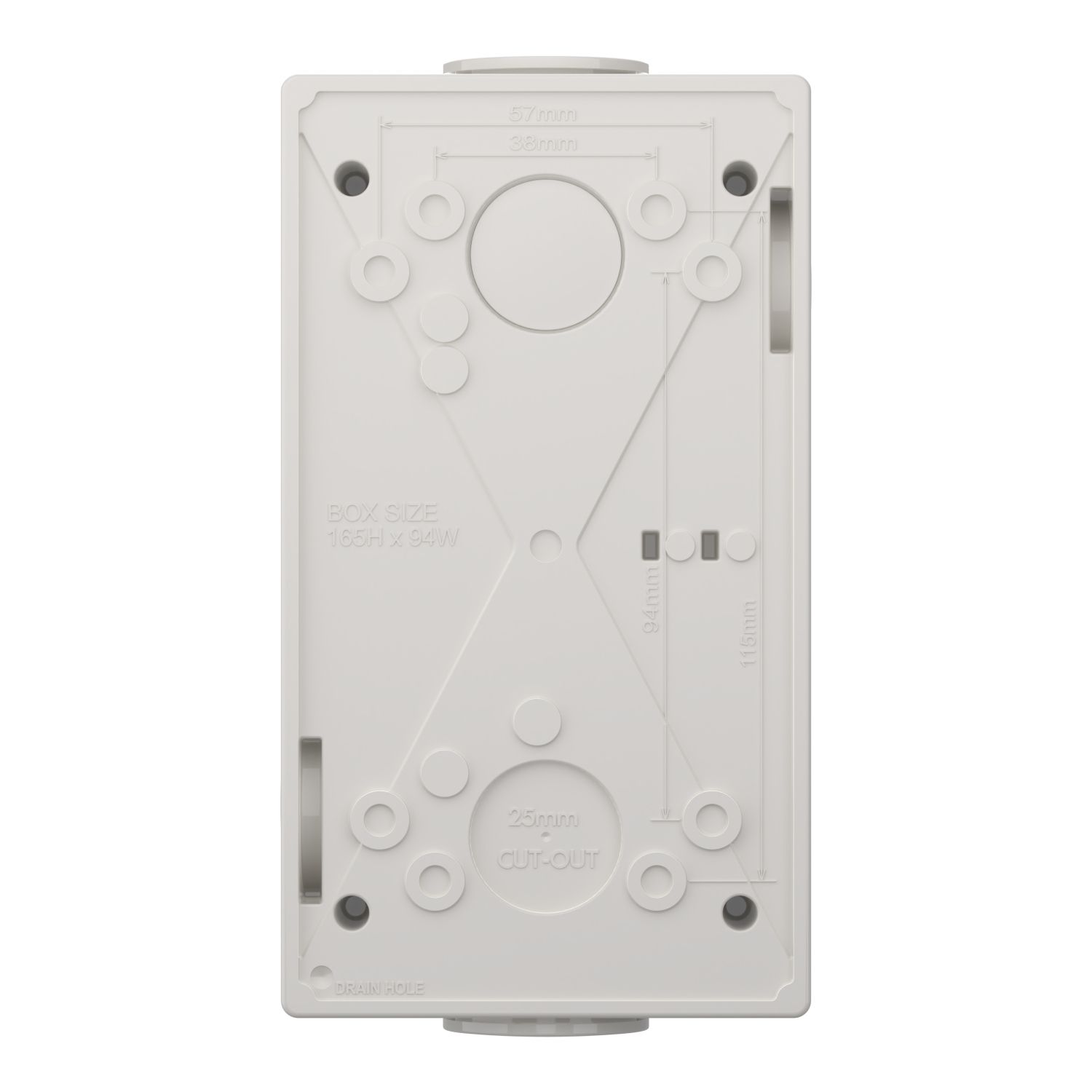 Picture of Switch, Weathershield, 1-Gang, 32mm Entry, 3 Pole, 55A, 440VAC, IP66