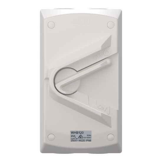 Picture of Switch, Weathershield, 1-Gang, 1 Pole, 20A, 250VAC, IP66