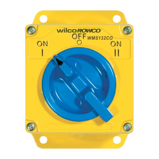 Picture of switch - 1 pole 32A 240V changeover cast aluminium material.tested to ac3&ac23