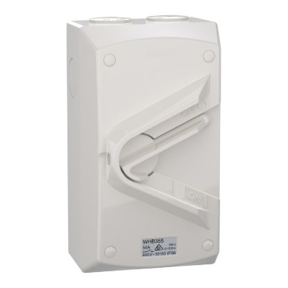 Picture of Switch, Weathershield, 1-Gang, 3 Pole, 55A, 440VAC, IP66