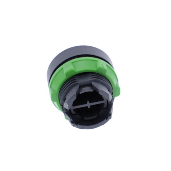 Picture of Push button head, Harmony XB5, plastic, flush, red, 22mm, spring return, marked STOP