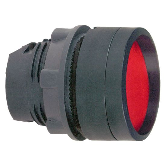 Picture of Head for non illuminated push button, Harmony XB5, red recessed, 22mm, spring return, unmarked
