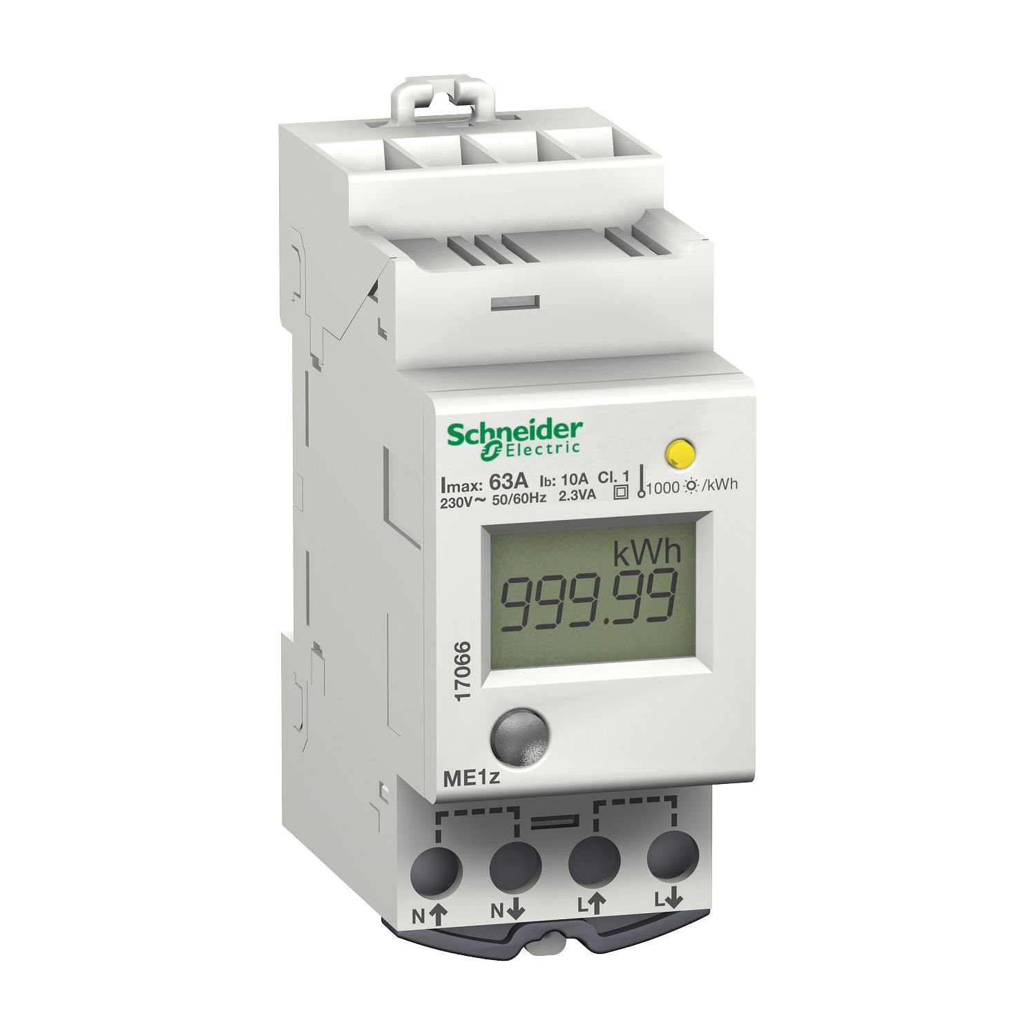 Picture of modular single phase power meter ME1z - 230V - 0..63A