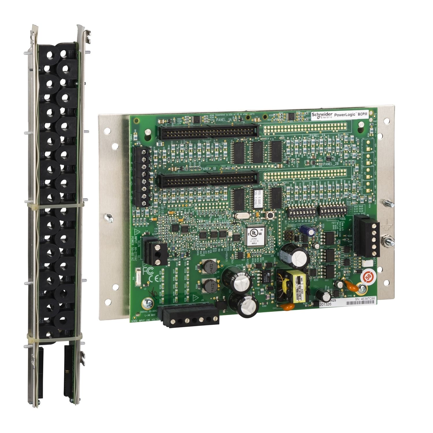 Picture of 2 adapter boards - advanced + ethernet - full power and energy on all circuits
