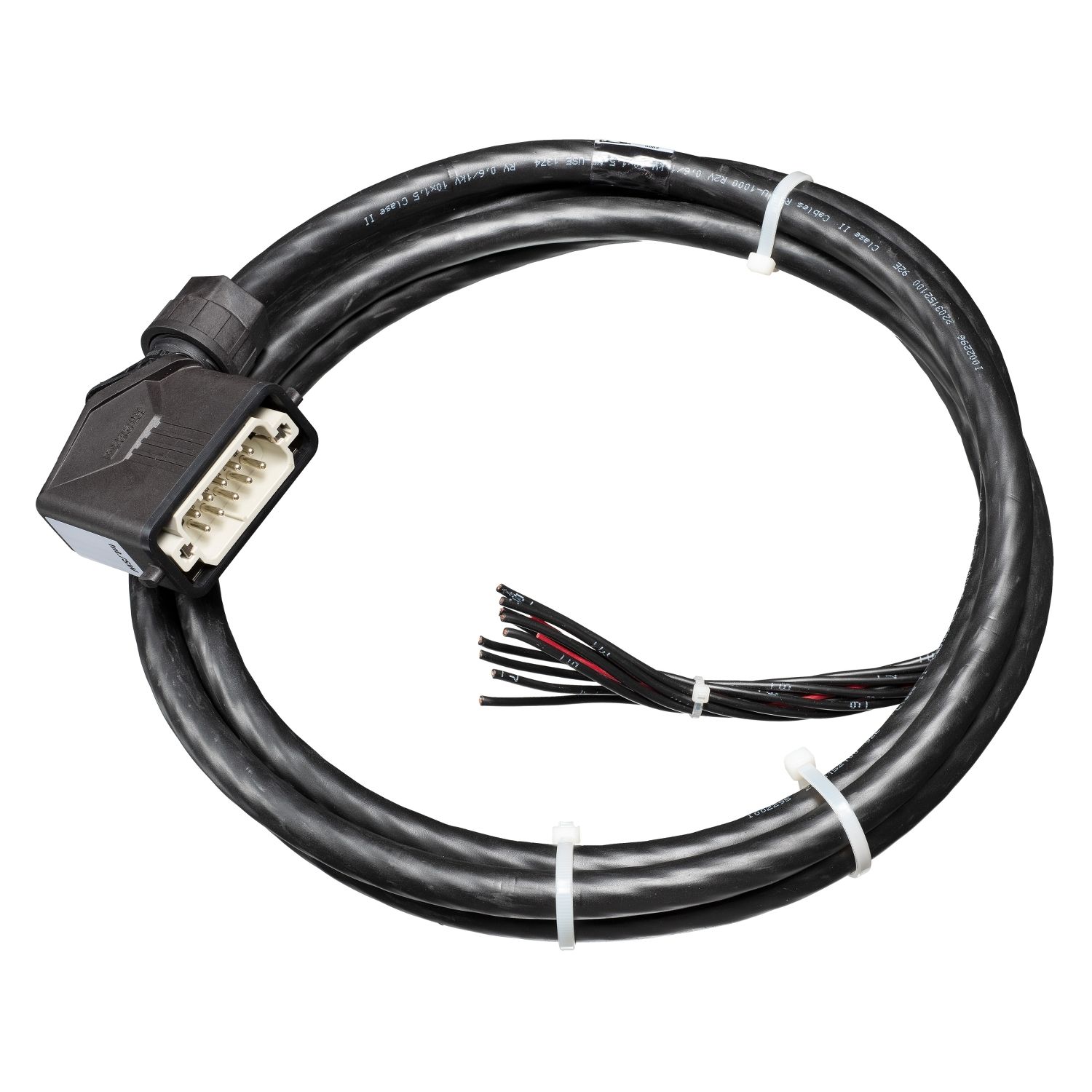 Picture of MV Switch motorisation Harting type connector with 3m cable for PowerLogic T300 cabinet -CP03