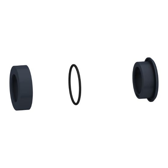 Picture of Flush mounting kit, Harmony XB5, Ø30 for selector switches and illuminated push buttons Ø22, plastic