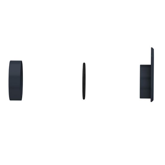 Picture of Flush mounting kit, Harmony XB5, Ø30 for push buttons and pilot lights Ø22, plastic, 1-line legend