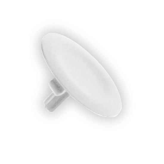 Picture of white cap unmarked for circular flush pushbutton 22mm
