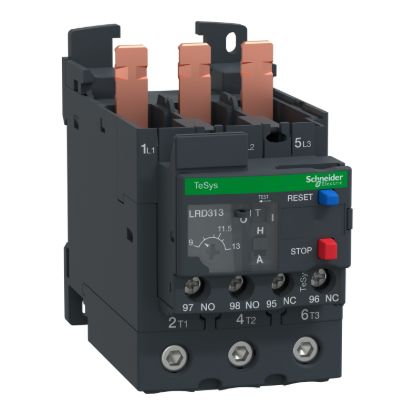 Picture of Thermal overload relay, TeSys LR.D, TeSys Deca, 690VAC, 9 to 13A, 1NO+1NC, class 10A, EverLink BTR screw
