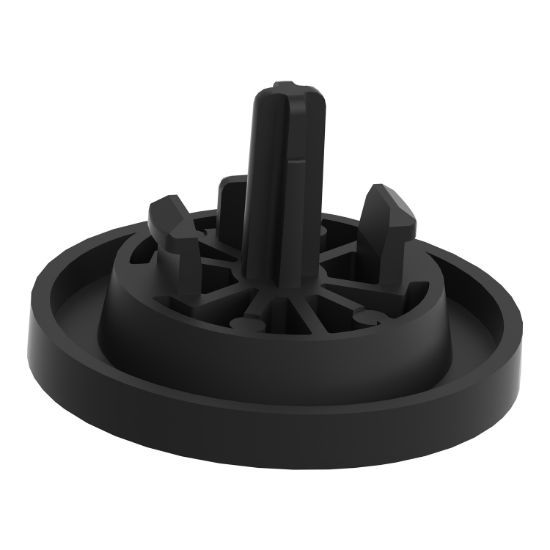 Picture of Push button cap, Harmony XB4, for 22mm push button, plastic, black, marked DOWN ARROW