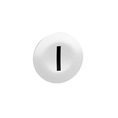 Picture of white cap marked I for rectangular multiple-headed pushbutton 22mm