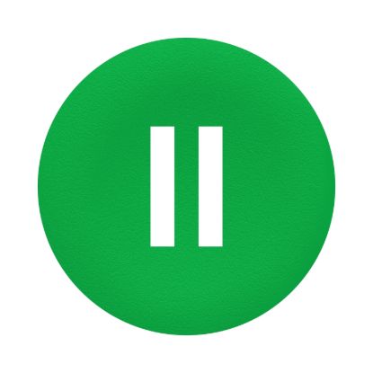 Picture of green cap marked II for rectangular multiple-headed pushbutton 22mm