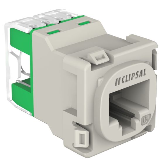 Picture of RJ45 Jack, Clipsal Actassi, CAT6 UTP 30M