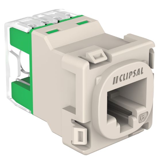 Picture of RJ45 Jack, Clipsal Actassi, CAT6 UTP 30M