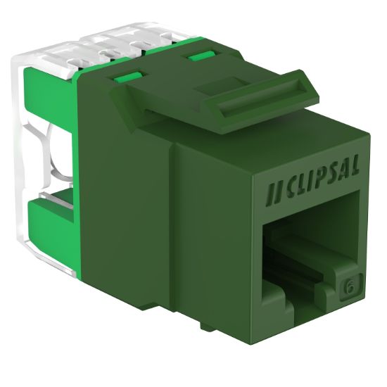 Picture of RJ45 Jack, Clipsal Actassi, CAT6 UTP Keystone