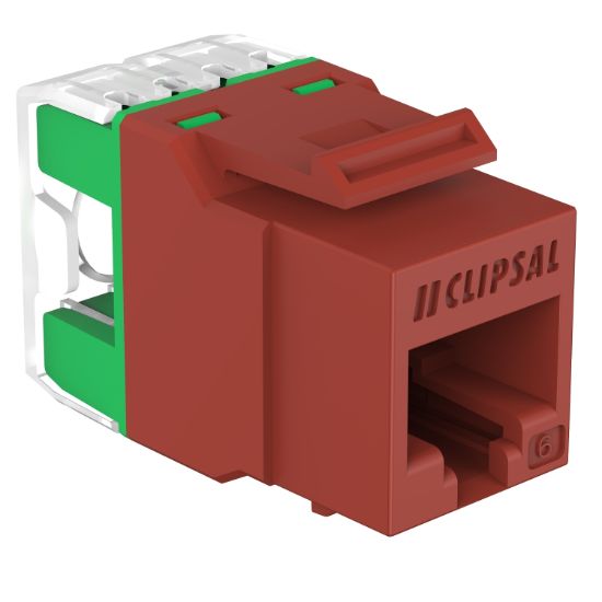 Picture of RJ45 Jack, Clipsal Actassi, CAT6 UTP Keystone