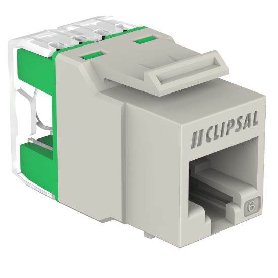 Picture of RJ45 Jack, Clipsal Actassi, CAT6 UTP Keystone