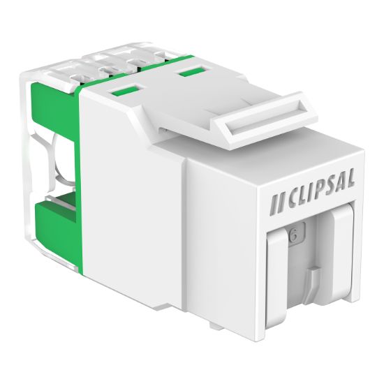 Picture of RJ45 Jack, Clipsal Actassi, CAT6 UTP Keystone Shutter