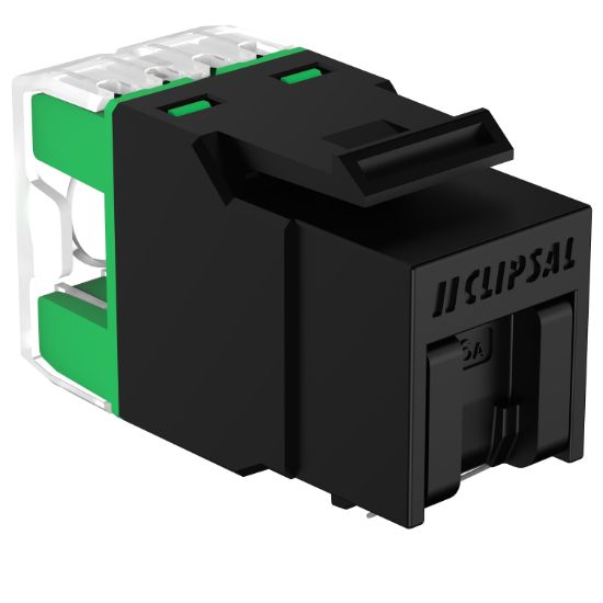Picture of RJ45 Jack, Clipsal Actassi, CAT6A UTP Keystone Shutter