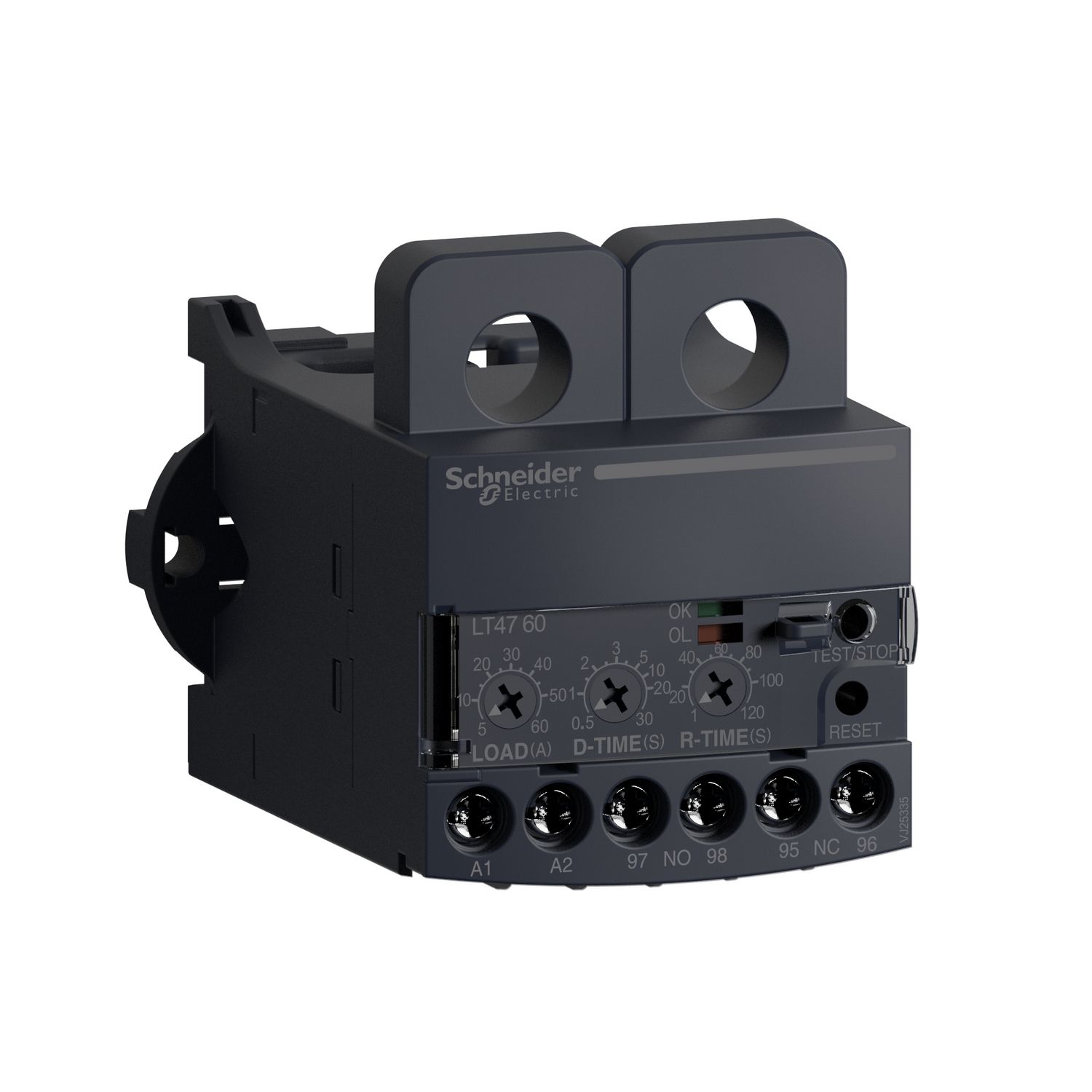 Picture of Electronic over current relays, TeSys LT47, automatic, 5 to 60A, 200 to 240VAC