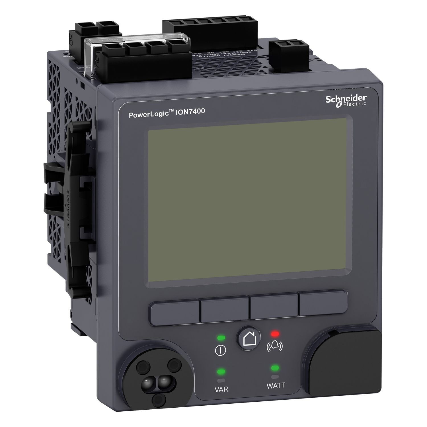 Picture of Power quality meter, PowerLogic ION7400, Standard, integrated display, 512 MB, 256 s/c, THD, RVC