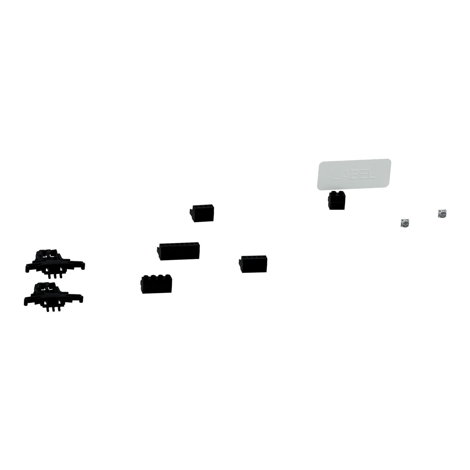 Picture of PowerLogic series input connector, ct screws and panel mounting hardware PM55xx