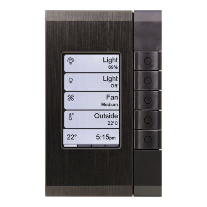Picture of Wall Plate, C-Bus eDLT, Saturn, Enhanced Dynamic Labelling Technology, 5 Key Grid