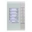Picture of Wall Plate, C-Bus eDLT, Saturn, Enhanced Dynamic Labelling Technology, 5 Key Grid