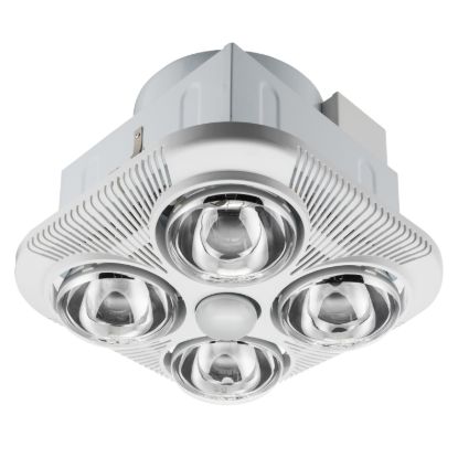 Picture of Bathroom Fan Light Heater, Airflow, with Backdraught Shutter 4 x 275W