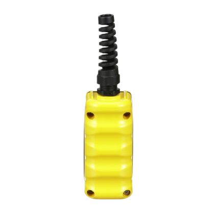 Picture of Pendant station, Harmony 9001B, single speed, yellow, 5A, 600V AC, marked Start-Stop legend