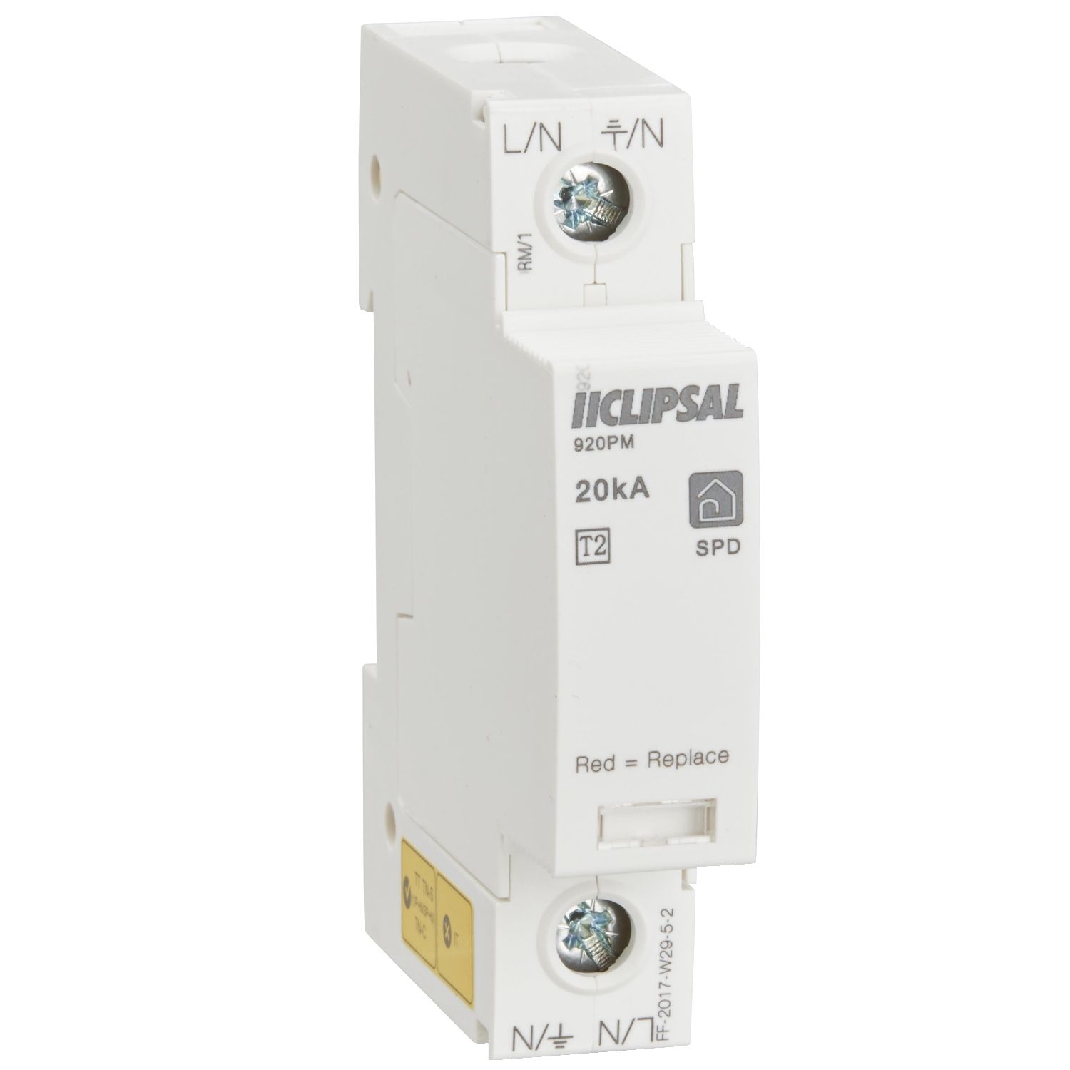 Picture of Surge Protection Device (SPD), Clipsal Resi MAX, 1P Imax 20 kA