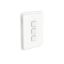 Picture of Switch, Clipsal Iconic, Vertical 3 Gang, 1/2 Way 10AX,230/240V, IP44