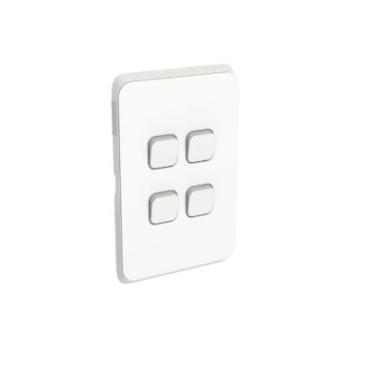 Picture of Switch Plate Skin, Clipsal Iconic, 4 Gang, Horizontal/Vertical Mount