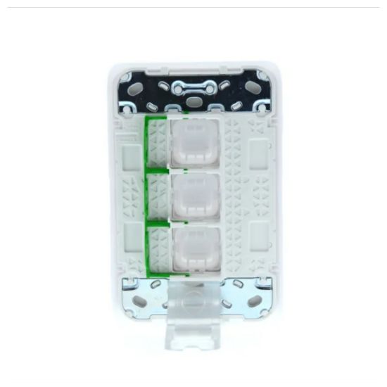 Picture of Gridplate and Skin, Clipsal Iconic, 3 Gang, Vertical/Horizontal