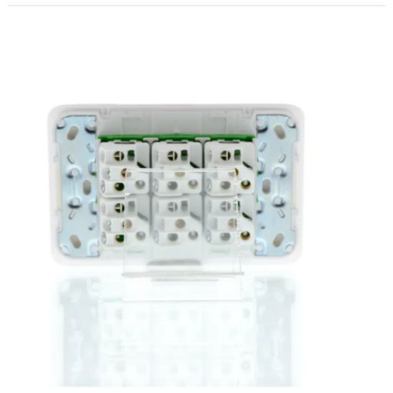 Picture of Flush Switch, Clipsal Iconic, Horizontal Mount, 6 Gang, 1-Way/2-Way, 230/240V 10AX