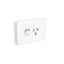 Picture of Single Switch Socket Outlet, Clipsal Iconic, Horizontal Mount, 250V, 10A