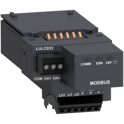 Picture of Communication module, TeSys Ultra, 24VDC, Modbus RTU, front side