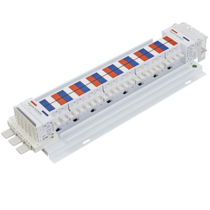 Picture of SAU Chassis, Acti9, 250A, 3Ph, 48 poles, 18mm for iC60 MCB and RCBO, dual feed