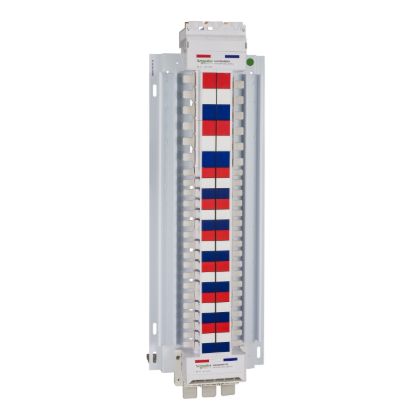 Picture of SAU hybrid Chassis, Acti9, 250A, 3Ph, 48 poles 18mm and 12 poles 27mm for MCB and RCBO, dual feed
