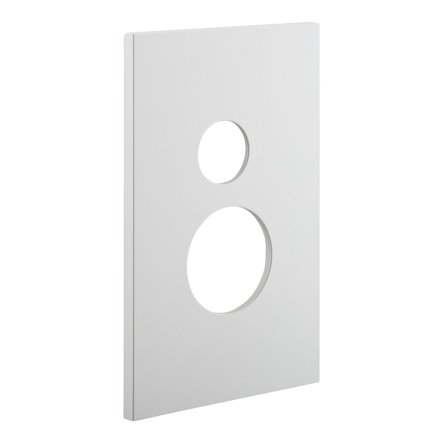 Picture of Single Power Point Cover, Saturn Zen, Horizontal Mount, Clip-On