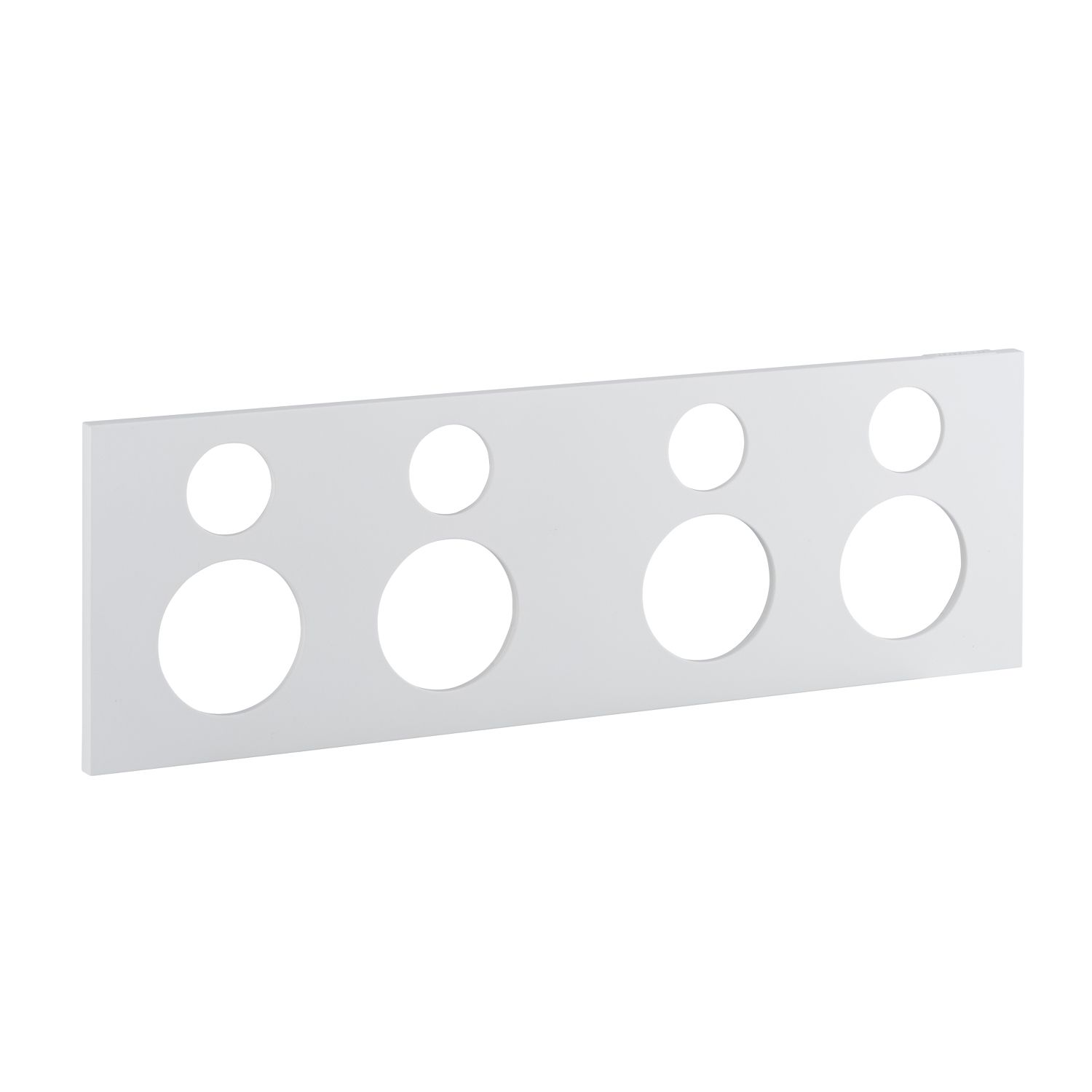 Picture of Quad Power Point Cover, Saturn Zen, Horizontal Mount, Clip-On