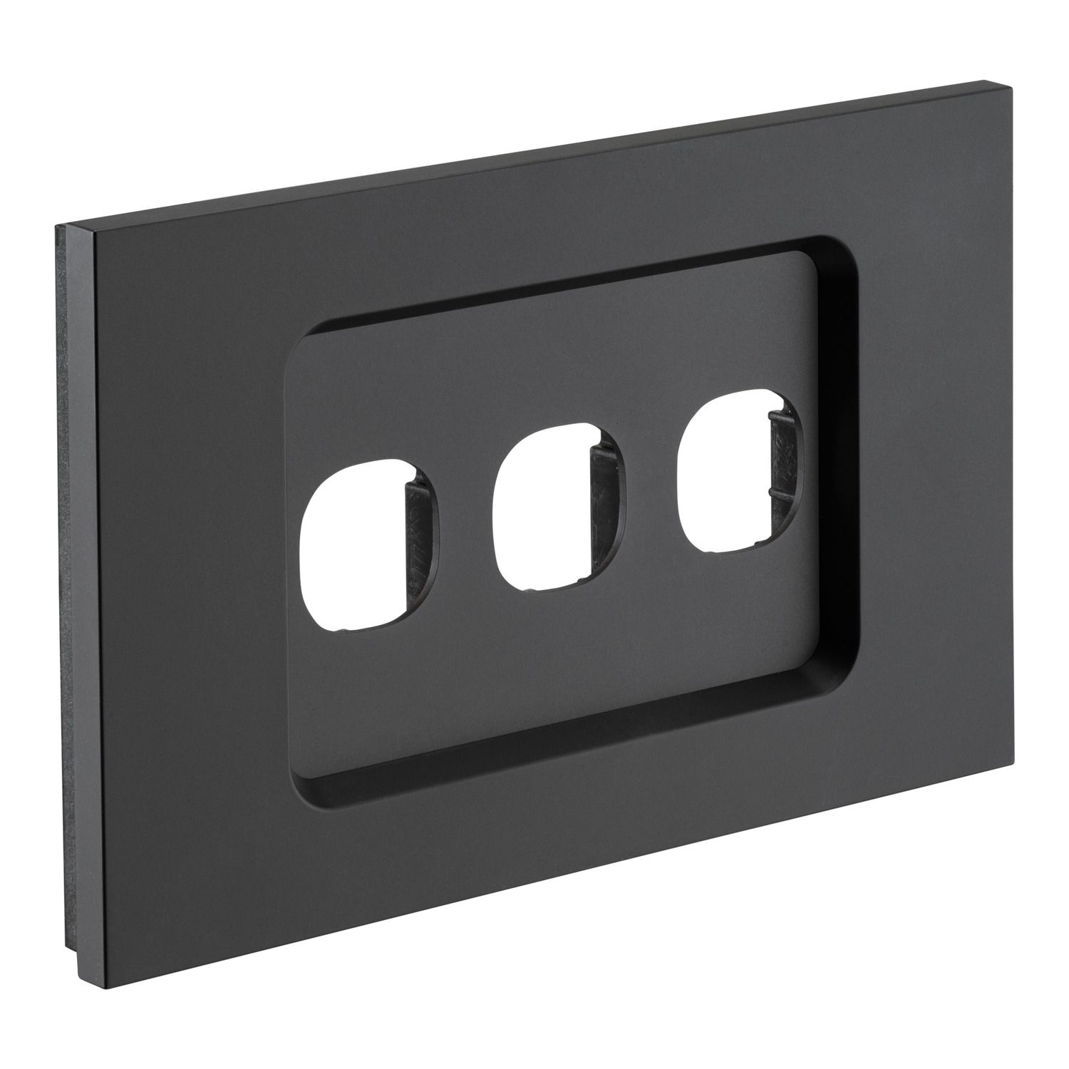 Picture of Grid and Cover, Saturn Zen, 3 Gang, Less Mechanism