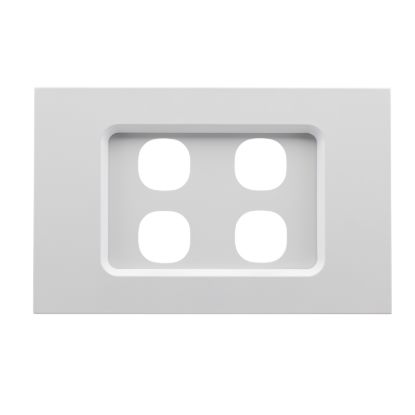 Picture of Grid and Cover, Saturn Zen, 4 Gang, Less Mechanism