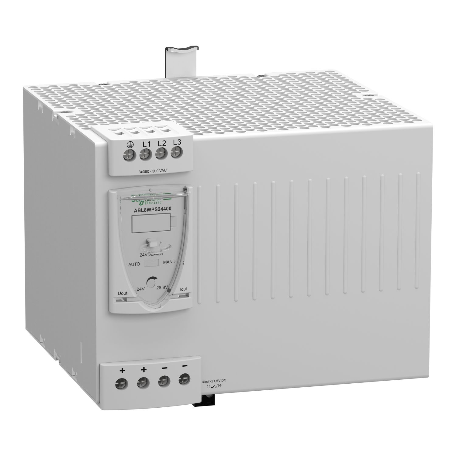 Picture of Regulated Switch Power Supply, Phaseo ABL7 ABL8, 3 phase, 380..500V, 24V, 40A