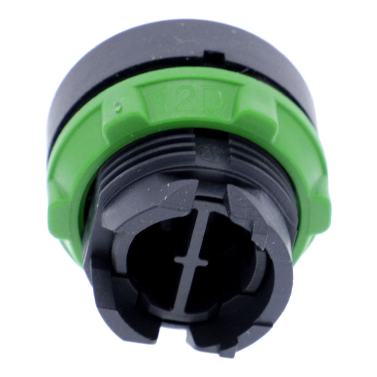 Picture of Push button head, Harmony XB5, plastic, flush, white, 22mm, spring return, unmarked