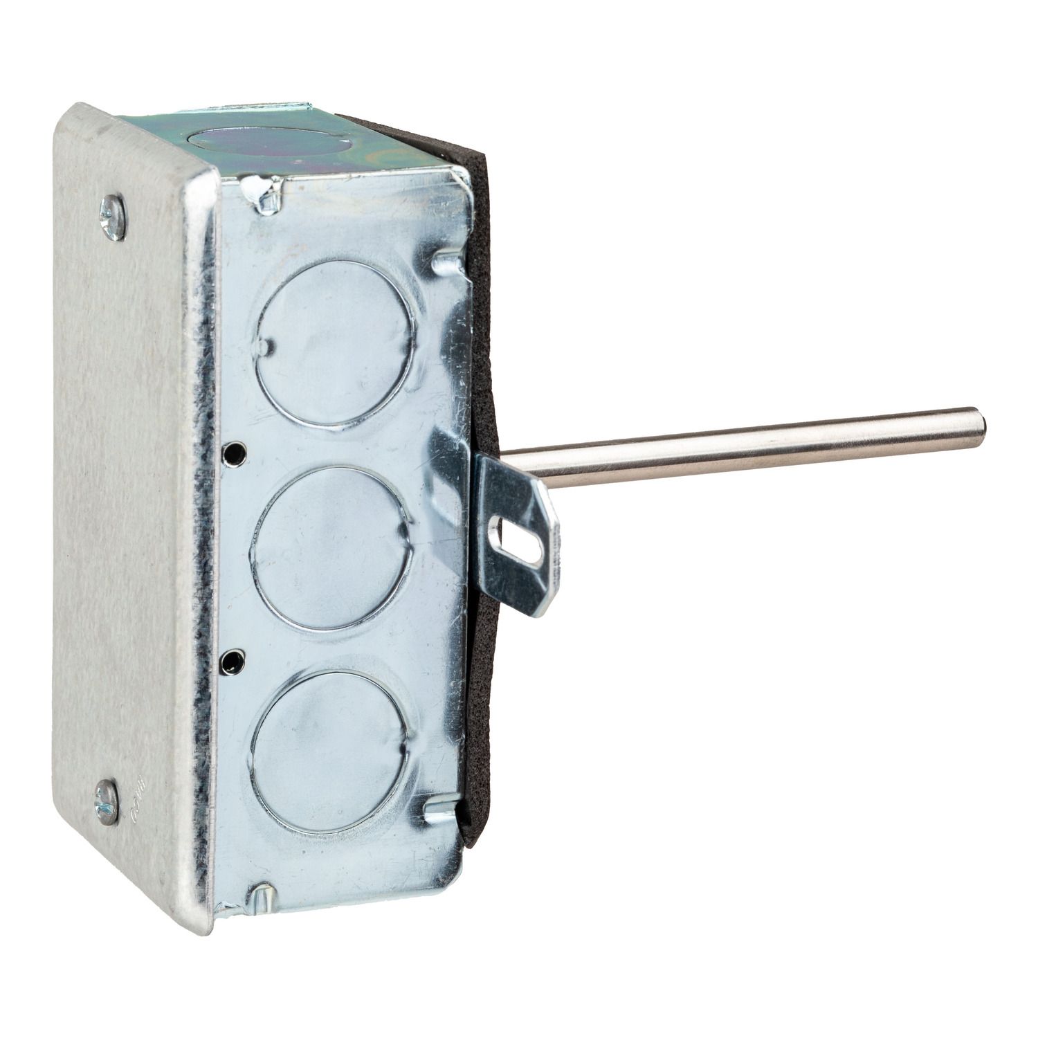 Picture of ET Series temperature sensor, 4", duct, 10K ohm thermistor, Continuum compatible, steel enclosure