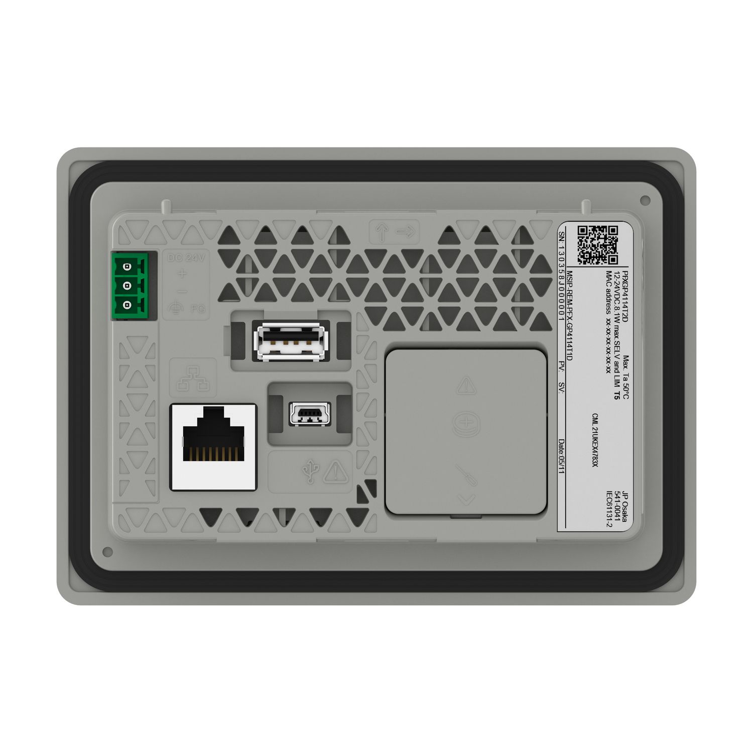 Picture of Touch panel screen, Pro-face GP4100, 4.3inch wide, Ethernet