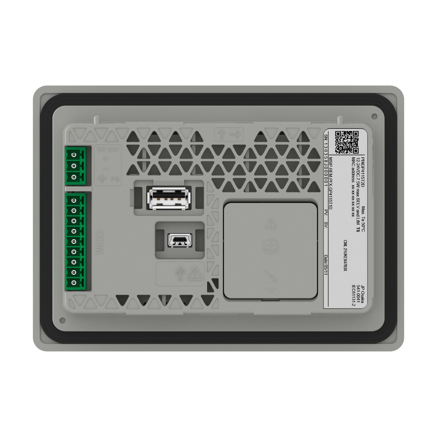 Picture of Touch panel screen, Pro-face GP4100, 4.3inch wide, RS-232C