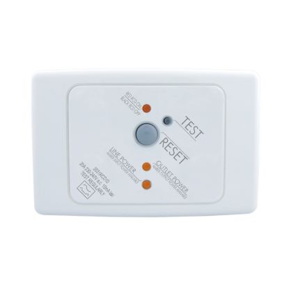 Picture of Flush Switch, 2000 Series, 1 Gang, 2 Pole, 250VAC, 10mA, RCD Protected
