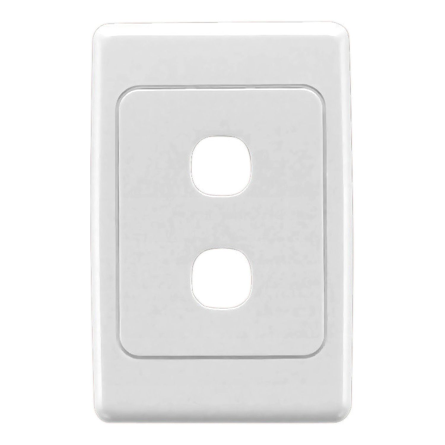 Picture of Flush Surround and Grid Plate, 2000 Series, 2 Gang, Vertical/Horizontal Mount